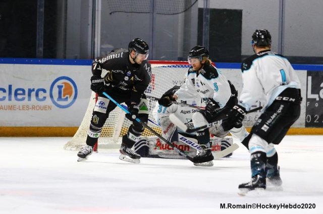 Photo hockey match Rouen - Gap  le 10/01/2020
