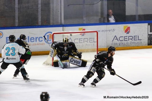 Photo hockey match Rouen - Gap  le 10/01/2020