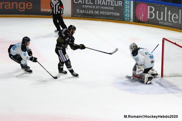 Photo hockey match Rouen - Gap  le 10/01/2020