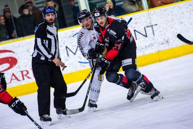 Photo hockey match Chamonix  - Rouen le 12/01/2020