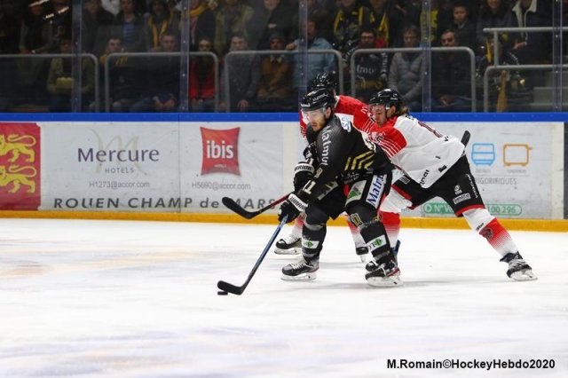 Photo hockey match Rouen - Mulhouse le 15/01/2020
