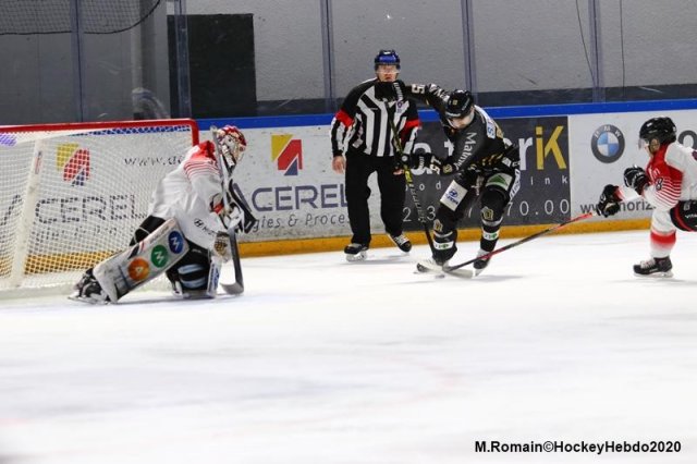 Photo hockey match Rouen - Mulhouse le 15/01/2020