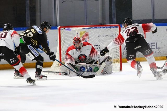 Photo hockey match Rouen - Mulhouse le 15/01/2020
