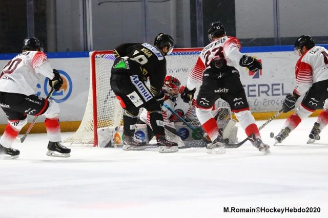 Photo hockey match Rouen - Mulhouse le 15/01/2020