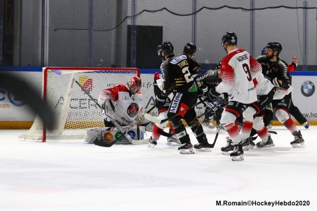 Photo hockey match Rouen - Mulhouse le 15/01/2020