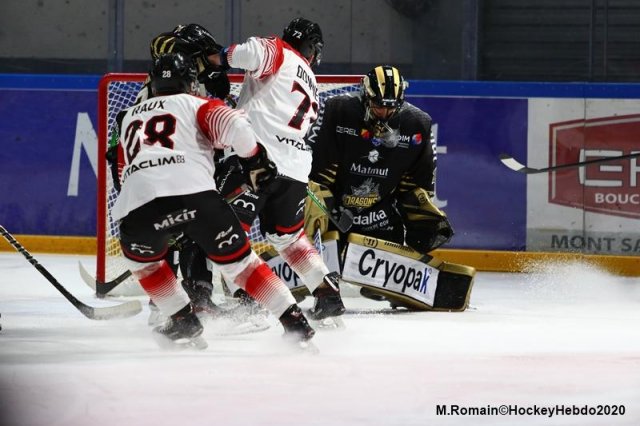 Photo hockey match Rouen - Mulhouse le 15/01/2020