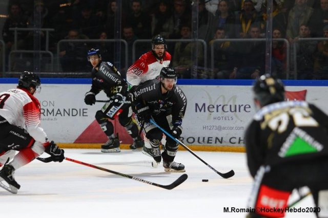 Photo hockey match Rouen - Mulhouse le 15/01/2020