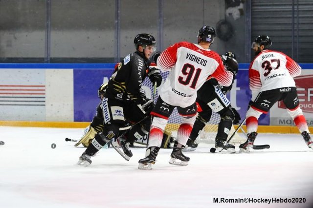 Photo hockey match Rouen - Mulhouse le 15/01/2020