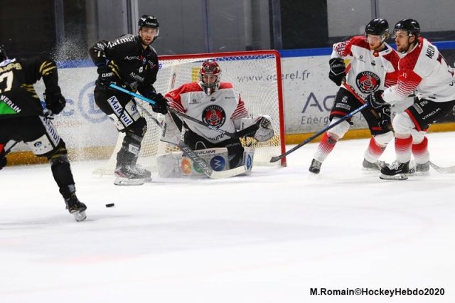 Photo hockey match Rouen - Mulhouse le 15/01/2020