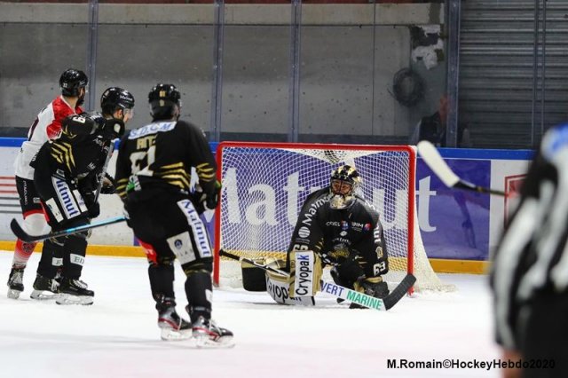 Photo hockey match Rouen - Mulhouse le 15/01/2020