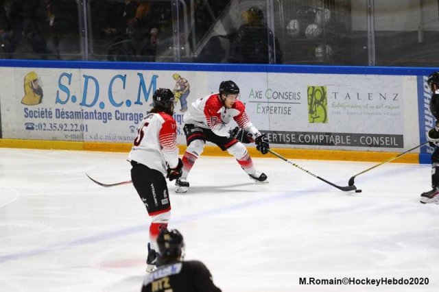 Photo hockey match Rouen - Mulhouse le 15/01/2020