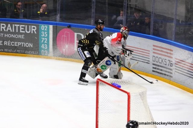Photo hockey match Rouen - Mulhouse le 15/01/2020