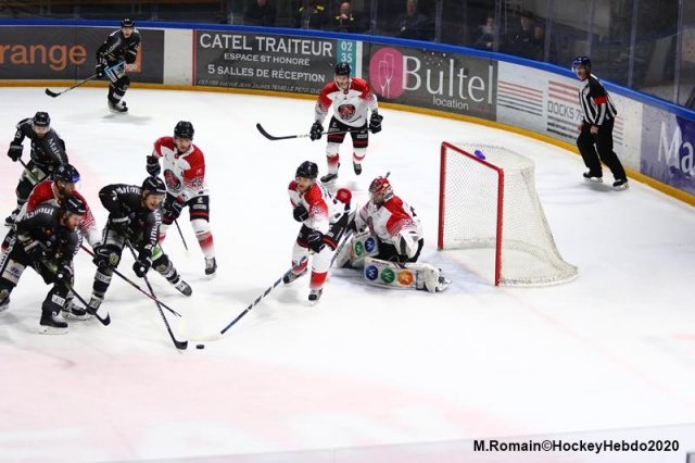 Photo hockey match Rouen - Mulhouse le 15/01/2020