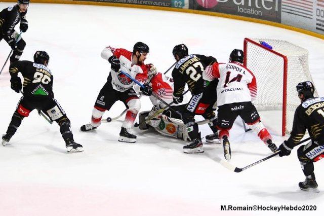 Photo hockey match Rouen - Mulhouse le 15/01/2020