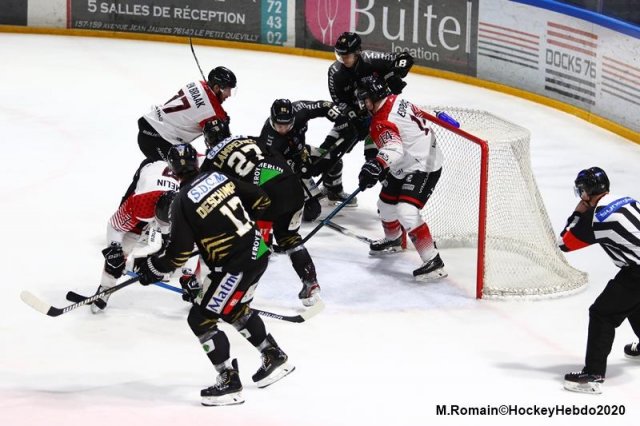 Photo hockey match Rouen - Mulhouse le 15/01/2020