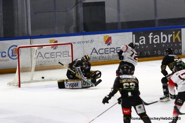 Photo hockey match Rouen - Mulhouse le 15/01/2020