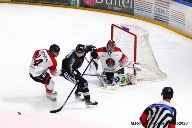 Photo hockey match Rouen - Mulhouse le 15/01/2020