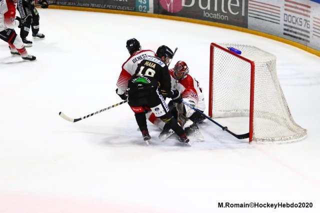 Photo hockey match Rouen - Mulhouse le 15/01/2020