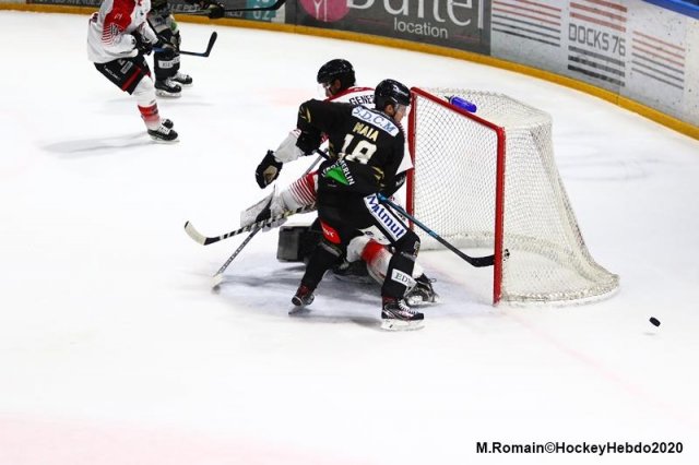 Photo hockey match Rouen - Mulhouse le 15/01/2020