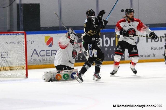 Photo hockey match Rouen - Mulhouse le 15/01/2020