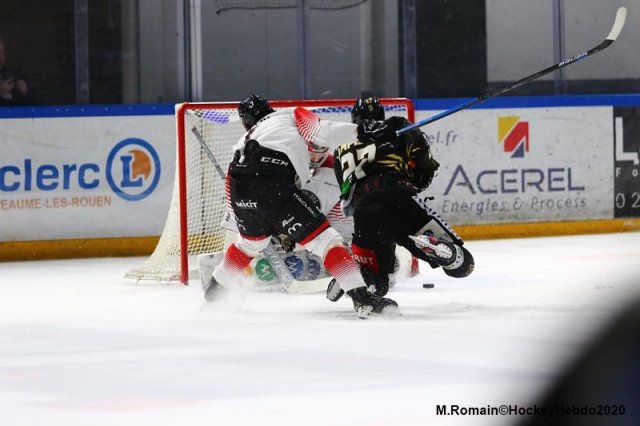 Photo hockey match Rouen - Mulhouse le 15/01/2020