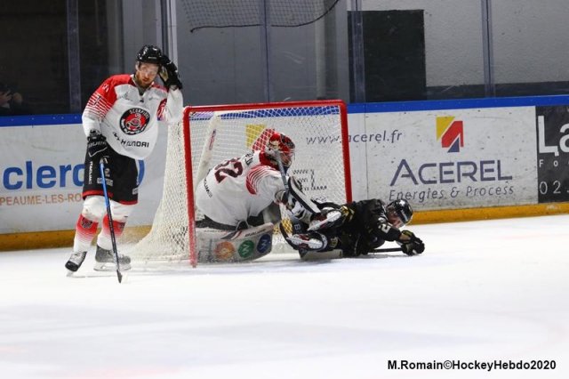 Photo hockey match Rouen - Mulhouse le 15/01/2020
