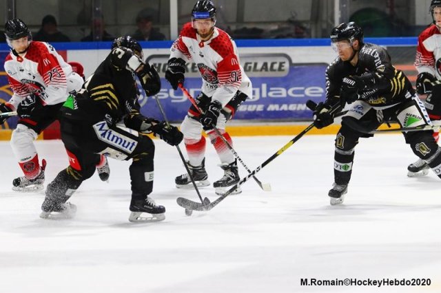 Photo hockey match Rouen - Mulhouse le 15/01/2020