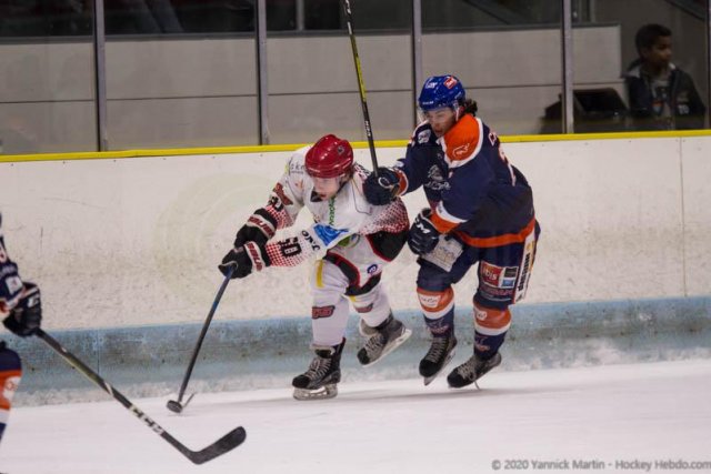 Photo hockey match Clermont-Ferrand - Cholet  le 18/01/2020