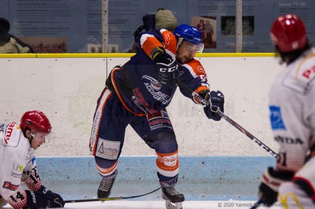 Photo hockey match Clermont-Ferrand - Cholet  le 18/01/2020