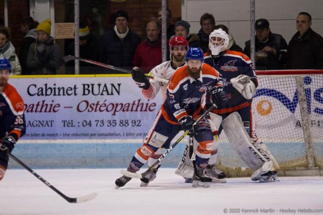 Photo hockey match Clermont-Ferrand - Cholet  le 18/01/2020