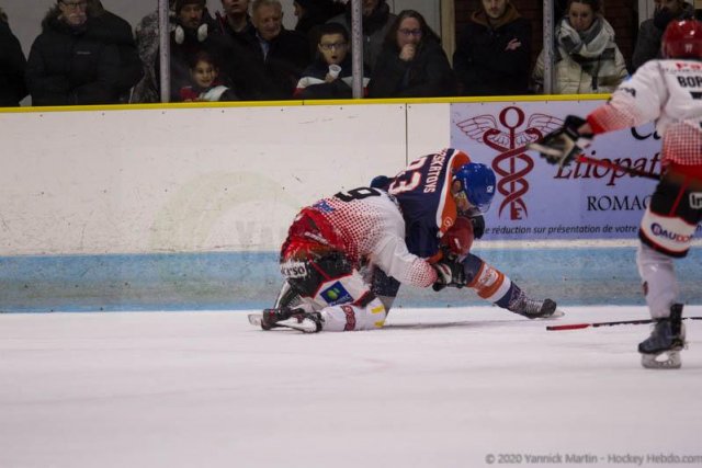 Photo hockey match Clermont-Ferrand - Cholet  le 18/01/2020