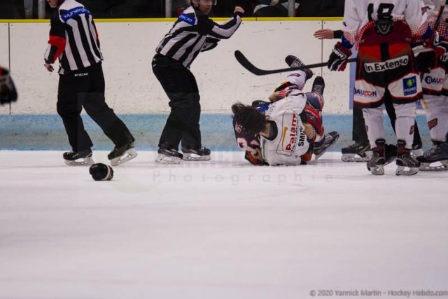 Photo hockey match Clermont-Ferrand - Cholet  le 18/01/2020