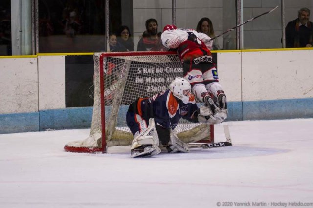 Photo hockey match Clermont-Ferrand - Cholet  le 18/01/2020
