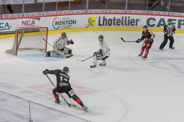 Photo hockey match Amiens  - Rouen le 17/01/2020