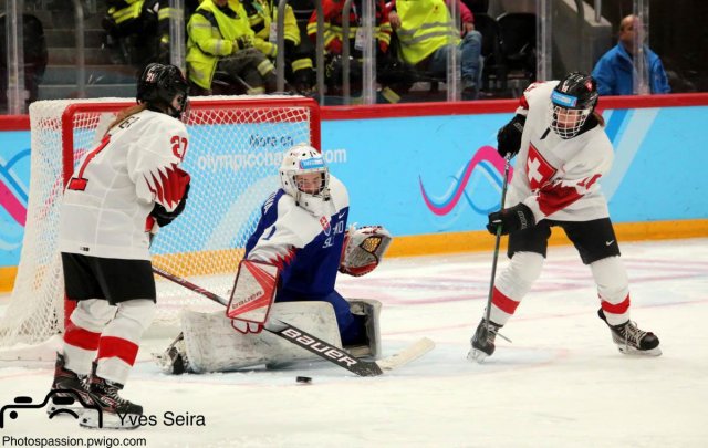 Photo hockey match Slovakia - Switzerland le 21/01/2020