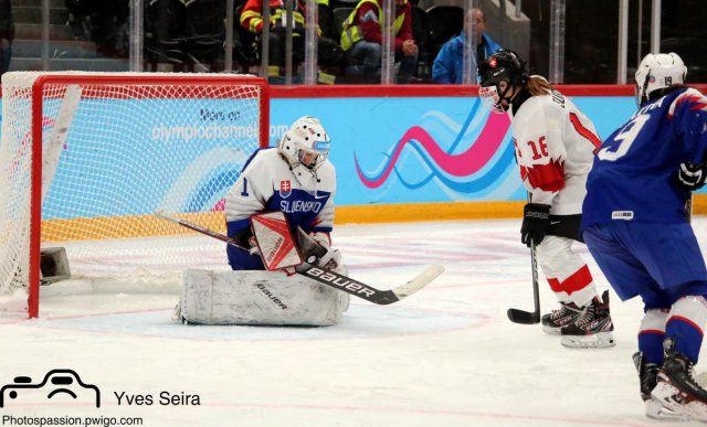 Photo hockey match Slovakia - Switzerland le 21/01/2020
