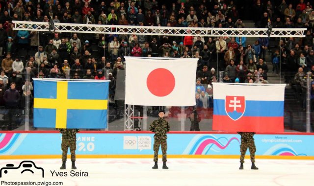 Photo hockey match Japan - Sweden le 21/01/2020