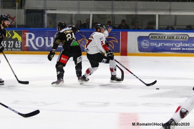 Photo hockey match Rouen - Chamonix  le 21/01/2020