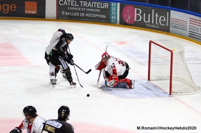 Photo hockey match Rouen - Chamonix  le 21/01/2020