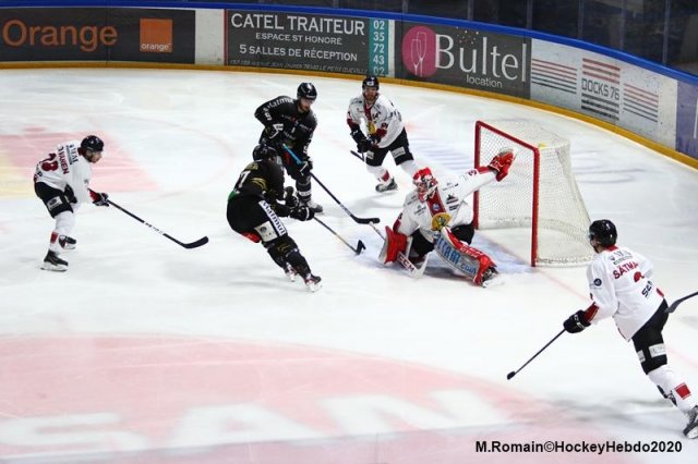 Photo hockey match Rouen - Chamonix  le 21/01/2020