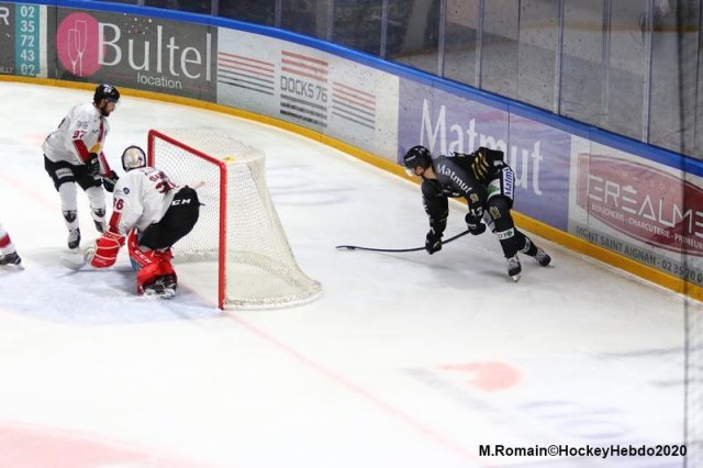 Photo hockey match Rouen - Chamonix  le 21/01/2020