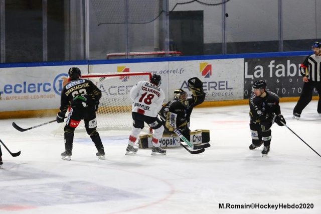 Photo hockey match Rouen - Chamonix  le 21/01/2020
