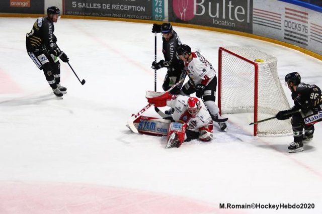 Photo hockey match Rouen - Chamonix  le 21/01/2020