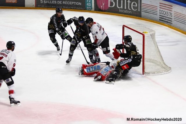 Photo hockey match Rouen - Chamonix  le 21/01/2020