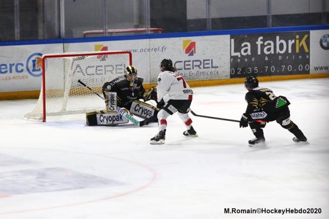 Photo hockey match Rouen - Chamonix  le 21/01/2020