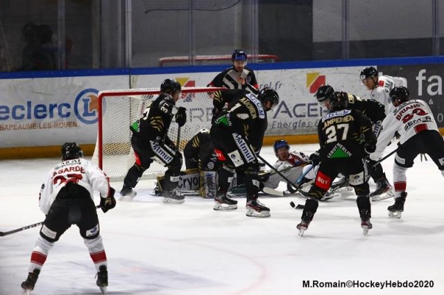 Photo hockey match Rouen - Chamonix  le 21/01/2020