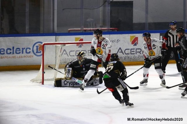Photo hockey match Rouen - Chamonix  le 21/01/2020