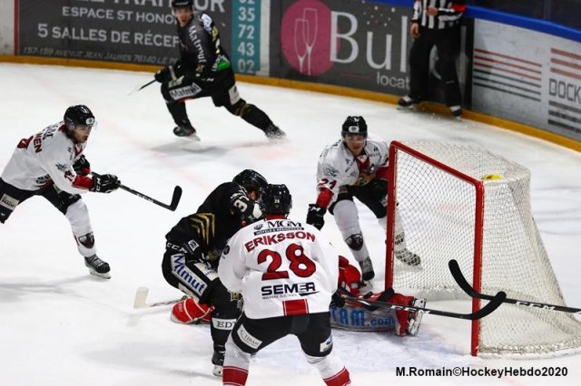 Photo hockey match Rouen - Chamonix  le 21/01/2020