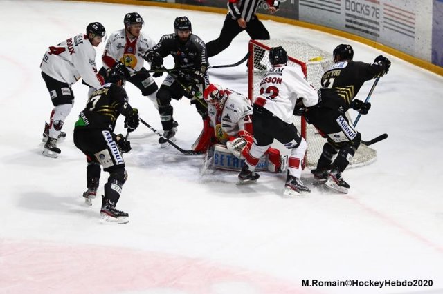 Photo hockey match Rouen - Chamonix  le 21/01/2020