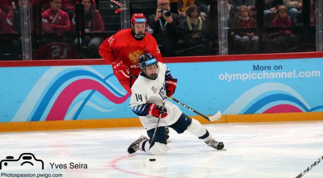 Photo hockey match Russia - United States of America le 22/01/2020